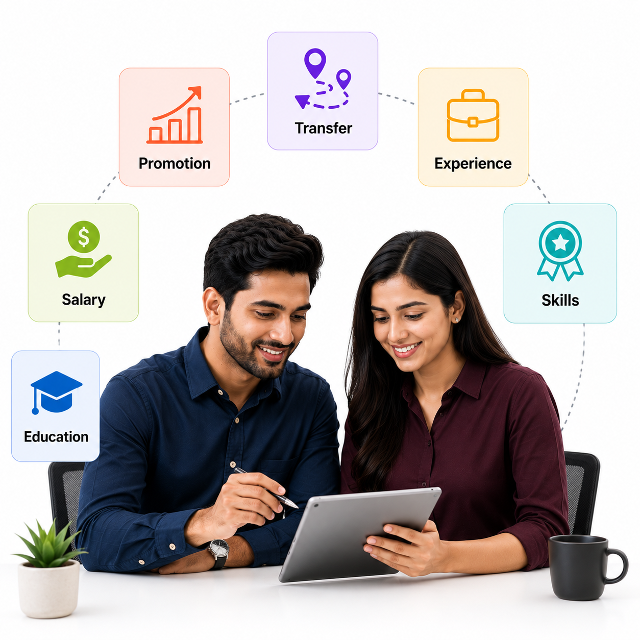 Trackk employee records management dashboard for employee profile management and personnel records