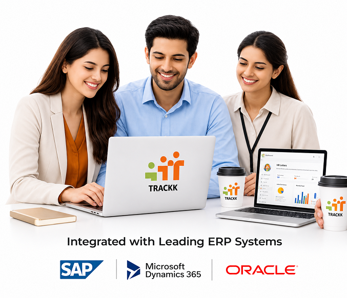TRACKK HR software dashboard for attendance, payroll and employee management